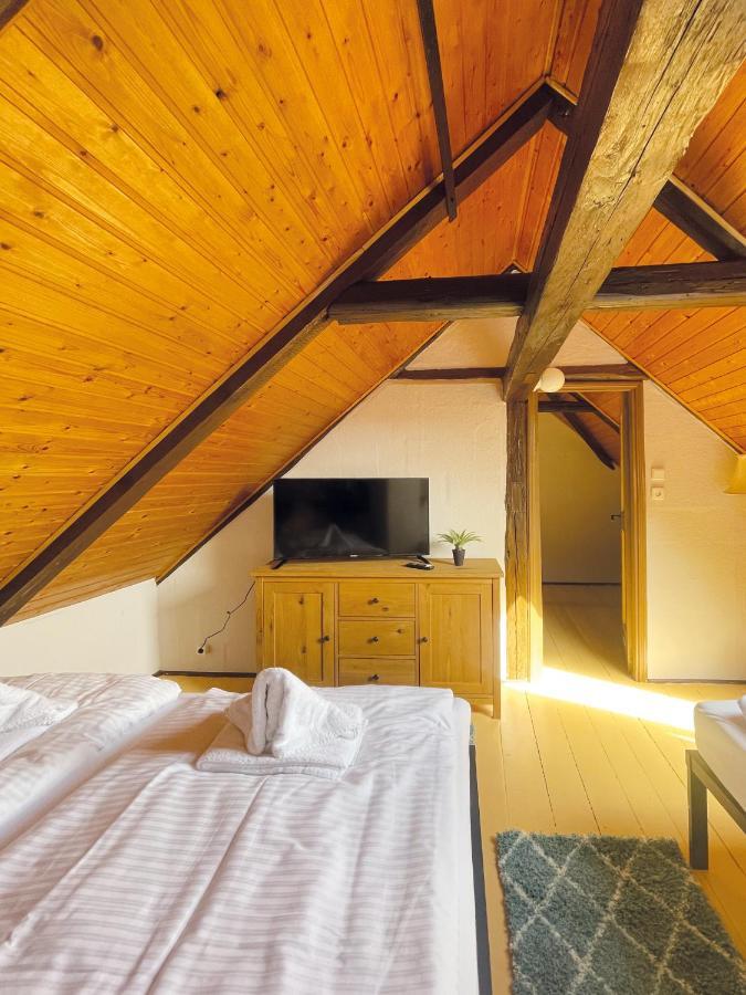 Ferienhaus Schuhhof 奎德林堡 外观 照片